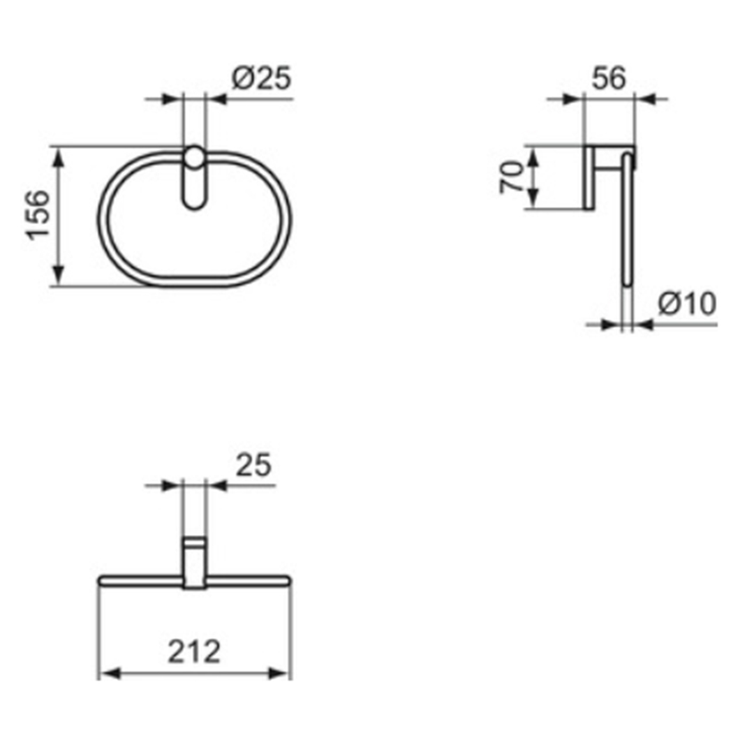 Towel ring Conca T4503A2 – Ideal Standard 11.1.3.0047 – снимка 1